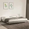 Image de vidaXL Bedframe zonder matras 200x200 cm fluweel lichtgrijs347591