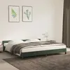Image de vidaXL Bedframe zonder matras 200x200 cm fluweel donkergroen347594