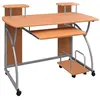 Image de vidaXL Bureau d'ordinateur Marron 110x52x88,5 cm Bois d’ingénierie