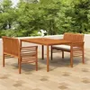 Image de vidaXL Ensemble à dîner d'extérieur 3 pcs et coussins Acacia solide 3120457