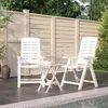 Image de vidaXL Ensemble de Salle à Manger de Jardin 3 pcs Table à Dîner Chaises de Salle à Manger Meubles de Patio Terrasse 3120463