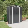Image de Vidaxl Abri de Jardin, Anthracite, 192X108X223 Cm, Acier Galvanisé