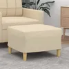 Image de vidaXL Tabouret 60x50x41 cm tissu crème349265