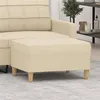 Image de vidaXL Tabouret 70x55x41 cm tissu crème349273