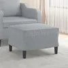 Image de vidaXL Tabouret 60x50x41 cm tissu gris clair349279