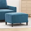 Image de vidaXL Tabouret 60x50x41 cm velours bleu349302