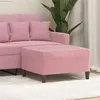 Image de vidaXL Tabouret 70x55x41 cm velours roze349320