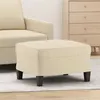 Image de vidaXL Tabouret 60x50x41 cm tissu crème349329