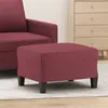 Image de vidaXL Tabouret 60x50x41 cm tissu bordeaux349333