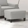 Image de vidaXL Tabouret 60x50x41 cm microfibretissu gris clair349342