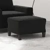 Image de vidaXL Tabouret 60x50x41 cm microfibretissu noir349344
