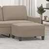 Image de vidaXL Voetenbank 70x55x41 cm microvezelstof taupe349361