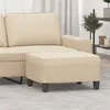 Image de vidaXL Tabouret 70x55x41 cm microfibretissu crème349365