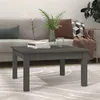 Image de vidaXL Table basse Gris 55x55x30 cm Bois massif de pin814231