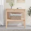 Image de Table console 80x40x75 cm Bois massif de pin