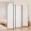 Image de vidaXL Kamerscherm met 5 panelen 250x200 cm stof wit350186