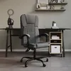 Image de vidaXL Fauteuil inclinable de bureau Gris foncé Tissu349618