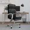 Image de Fauteuil inclinable de bureau Noir Similicuir