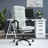 Image de vidaXL Fauteuil Inclinable de Bureau Siège Inclinable Chaise d'Ordinateur Dossier et Repose-pied Réglables Meuble de Bureau Gris Clair Velours