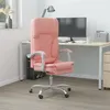 Image de Fauteuil de massage inclinable de bureau Rose Similicuir