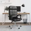 Image de Fauteuil de massage inclinable de bureau Noir Similicuir
