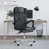 Image de Fauteuil de massage inclinable de bureau Noir Similicuir