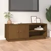 Image de vidaXL Meuble TV Marron miel 105x34x40 cm Bois de pin massif818223