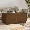 Image de vidaXL Table basse Marron miel 80x50x35 cm Bois massif de pin818253