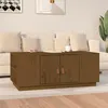 Image de Table basse Marron miel 100x50x41 cm Bois massif de pin