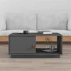 Image de vidaXL Table basse Gris 80x50x35,5 cm Bois massif de pin818262