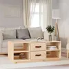 Image de vidaXL Table basse 100x50x41 cm Bois massif de pin818270