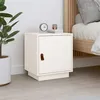 Image de vidaXL Table de chevet Blanc 40x34x45 cm Bois de pin massif818277