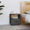 Image de vidaXL Table de chevet Gris 40x34x45 cm Bois de pin massif818299