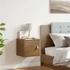 Image de vidaXL Wandkast 31,5x30x30 cm massief grenenhout honingbruin818361