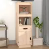 Image de vidaXL Buffet Haut, Armoire Latérale, Meuble de Rangement, Organisateur de Salon Salle de Séjour, Scandinave, Marron Bois Massif de Pin