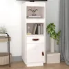 Image de vidaXL Buffet haut Blanc 34x40x108,5 cm Bois massif de pin820153