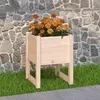 Image de vidaXL Jardinière 40x40x52,5 cm Bois massif de pin