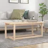 Image de Table basse 110x55x45 cm Bois massif de pin