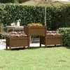 Image de vidaXL Jardinière Marron miel 178,5x44x75 cm Bois massif de pin822250