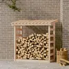 Image de Support pour bois de chauffage 108x64,5x110 cm Bois de pin