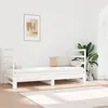 Image de vidaXL Slaapbank uitschuifbaar massief grenenhout wit 2x(90x190) cm3124763