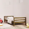 Image de vidaXL Bedframe 75x190 cm massief grenenhout honingbruin821642