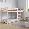 Image de Lit superposé sans matelas 80x200 cm bois de pin massif
