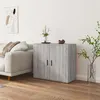 Image de Buffet Sonoma gris 80x33x70 cm Bois d ingénierie