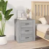 Image de vidaXL Table de Chevet Table de Nuit Armoire de Chevet Armoire de Lit Meuble de Chambre à Coucher Sonoma Gris 50x36x60 cm Bois d'Ingénierie