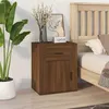 Image de Table de chevet Chêne marron 50x36x60 cm Bois d ingénierie