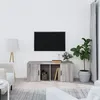 Image de vidaXL Meuble TV Sonoma gris 100x35x40 cm Bois d'ingénierie816806