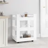 Image de vidaXL Chariot de cuisine Blanc 60x45x80 cm Bois d'ingénierie816816