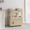 Image de vidaXL Chariot de cuisine Chêne sonoma 60x45x80 cm Bois d'ingénierie816827