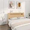 Image de Tables de chevet murales 2 pcs Sonoma gris 50x36x25 cm